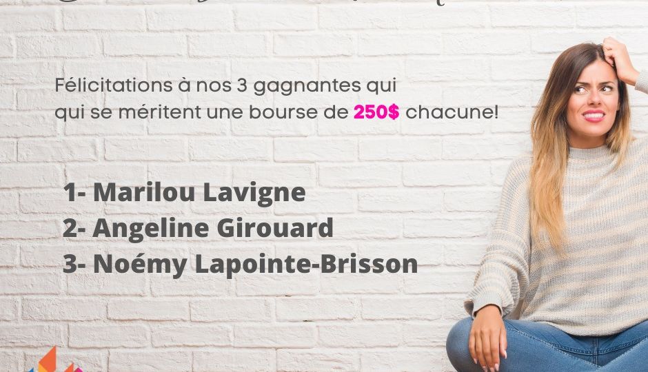 Gagnants- Concours Connais-tu ta Fondation